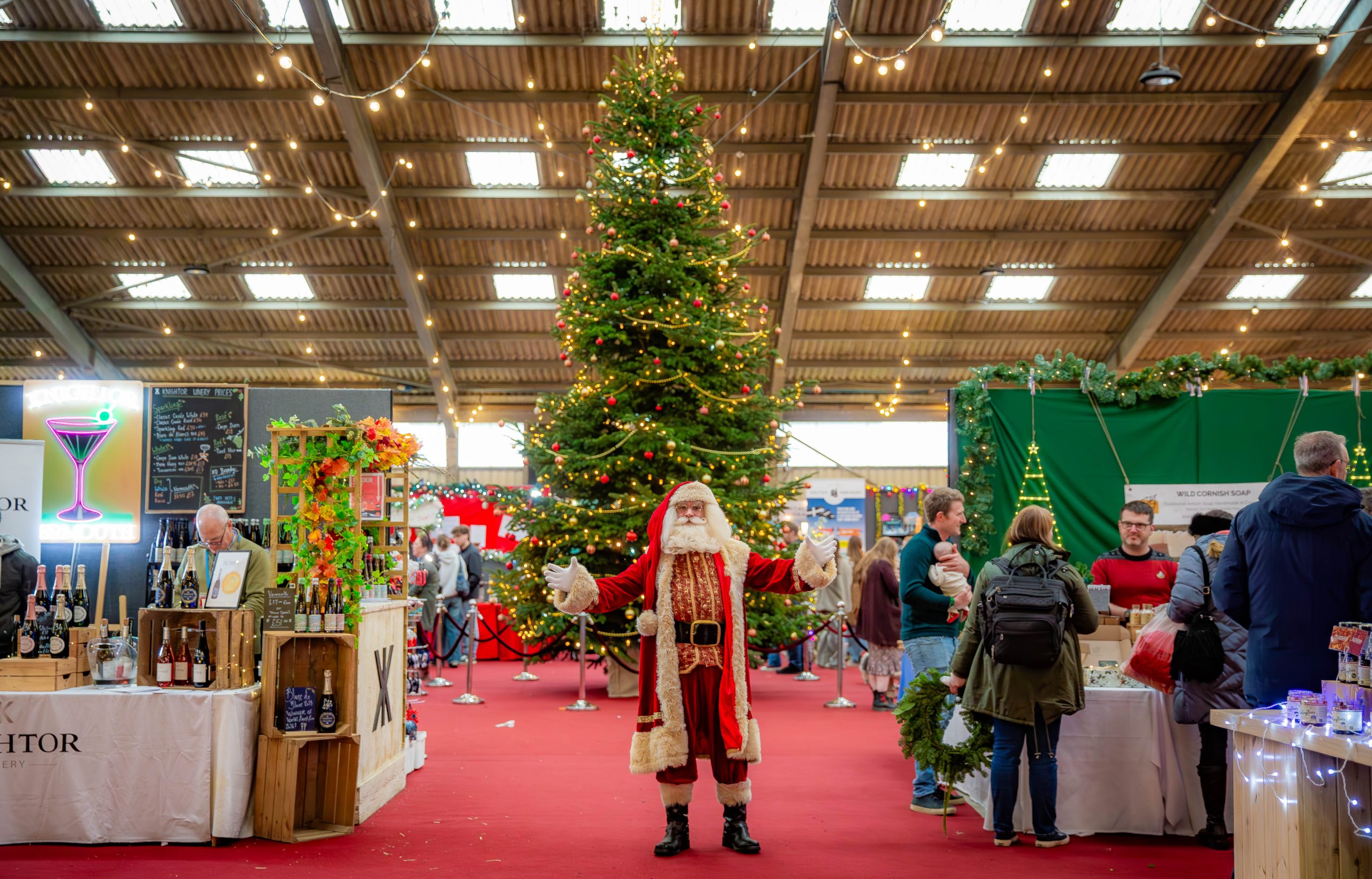 father Christmas in Cornwall